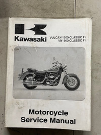Sm325 Kaw Vulcan 1500 Nomad Fi VN1500 Motorcycle Service Manual