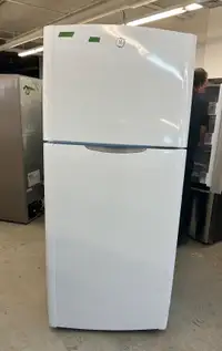3431-Refrigerateur GE Congelateur en haut Blanc 30''