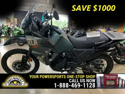 Welcome to Two Wheel Motorsport Save $1000 on our remaining KLR650 for a limited time!! The KLR650 m...