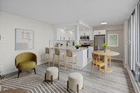 1 Bed, 1 Bath, Spacious and Recently Renovated Kitchen, Spectacular Location with CN Tower views, Un... (image 2)