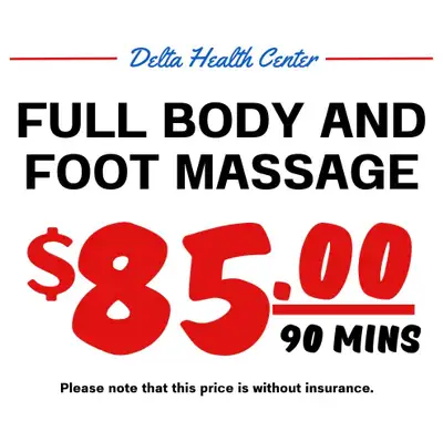 Delta Health Center No.1 Massage in Scarborough $65/Hr, View more
