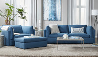 Deep seating sectional