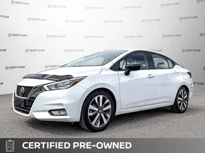 Elevate your daily drive in the stunning 2021 Nissan Versa SR, elegantly presented in a crisp white...