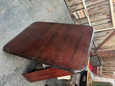 Table de cuisine en bois avec 2 rallonges, View more