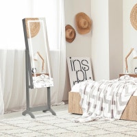 BRAND NEW - HOMCOM Lockable Jewellery Armoire Standing Mirror... City of Toronto Toronto (GTA) Preview