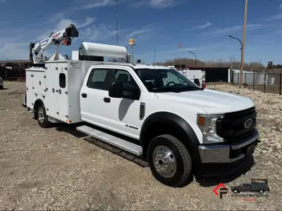 Countryside Fleet 2020 Ford F550 Crew Cab 4x4 Service Truck + 6.7L PowerStroke Diesel + 4x4 W/ AutoM...
