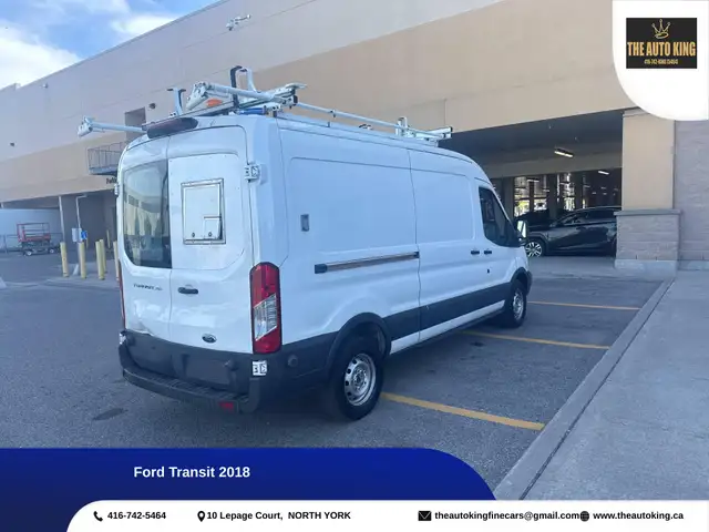 2018 Ford Transit ROOF RACK **** POWER OUTLET **** REAR SHELVES in Cars & Trucks in City of Toronto - Image 4