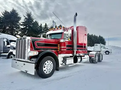 FOR SALE: 2021 PETERBILT 389 WITH BRAND NEW CUMMINS 500HP. ENGINE WAS INSTALLED IN 2024 OR 266237 KM...