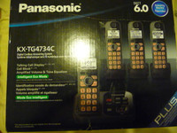 New Panasonic 6.0 Headset KX TG4734C & 4 Headset KX TGC214C