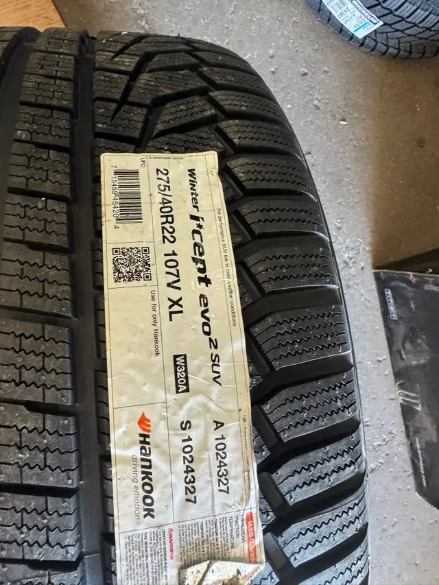 Four New 22 inch 5x112 Niche Rims w/ 275/40R22 Hankook Winter in Tires & Rims in Oakville / Halton Region - Image 7