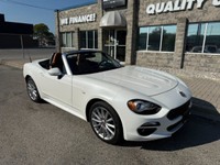 2018 Fiat 124 Spider Lusso Convertible White with Tan Leather -This sporty roadster delivers open-ai... (image 1)