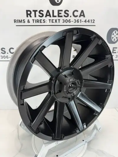 *** FREE SHIPPING *** set of four new 20 inch Fuel Matte Black Rims -- FITS Dodge Ram 2500 3500 AND...