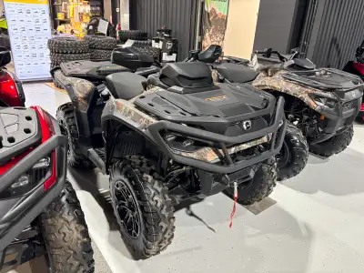 2026 CAN-AM OUTLANDER XT 1000R ATV STOCK #A120808 101 HP ROTAX ENGINE SELECTABLE 2WD/4WD WITH VISCO-...