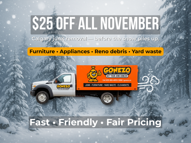 Junk Removal Calgary – Fast • Friendly • Fair-Priced | Gonezo in Cleaners & Cleaning in Calgary - Image 2