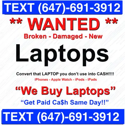 * We Buy Laptops Macbooks, Acer, Dell, Lenovo, Microsoft Surface, View more
