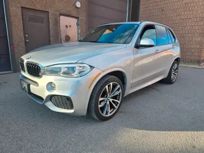 2016 BMW X5 Xdrive M sport All wheel drive Silver on Black leather interior. Auto, AC, Pano-sunroof,...