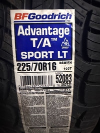 4 NEW BFGoodrich Advantage T/A Sport LT 225/70R16 Ottawa Ottawa / Gatineau Area Preview