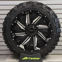 NEW SET FORD WHEELS & TIRES | LOW OFFSET | 35x12.50R22 | 8x170