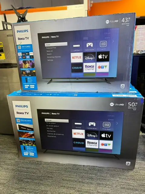 PHILIPS 40" FRAMELESS 1080p SMART ROKU TV in TVs in City of Toronto - Image 5