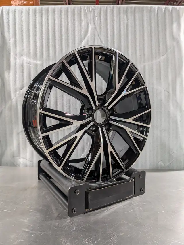 19" Rims for Audi. Brand new, black machined (KF80451) in Tires & Rims in City of Toronto - Image 5