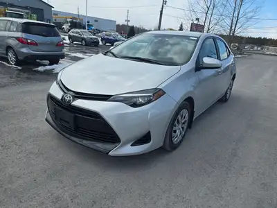 2018 Toyota Corolla 111,827 km Safetied 2 Sets of Tires Very clean and well maintained Corolla in a...
