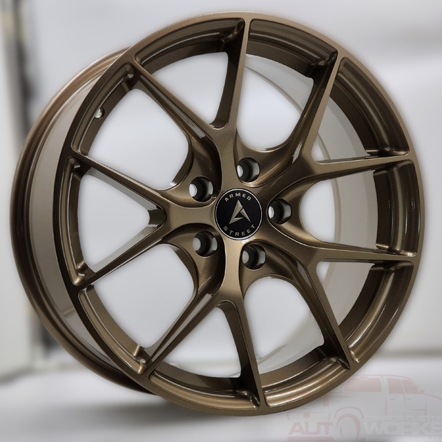 NEW! 17" ARMED SNIPERS - GLOSS BRONZE - CONCAVE - Rims ONLY $690 in Tires & Rims in Red Deer - Image 2