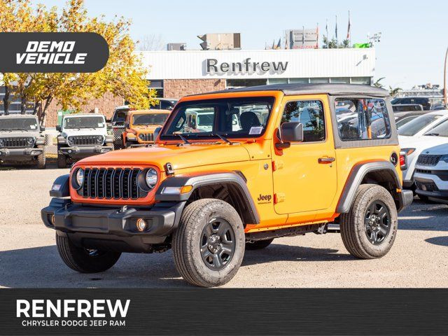 2025 Jeep Wrangler Sport 2 Door 4x4, Turbo, Trailer Tow, 12 in Cars & Trucks in Calgary