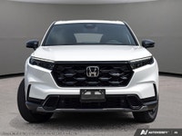 The 2026 Honda CR-V Hybrid EX-L AWD, dressed in a sophisticated white exterior and outfitted with a... (image 1)