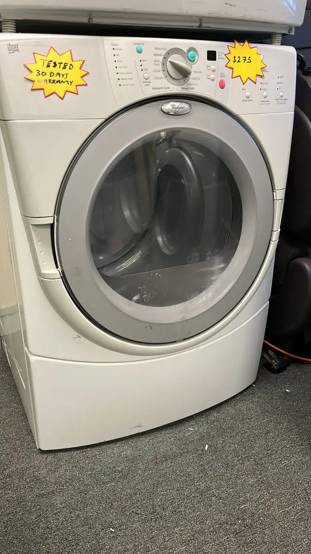 Whirlpool Front Load Electric Dryer 30 Days Warranty in Washers & Dryers in Kitchener / Waterloo - Image 3
