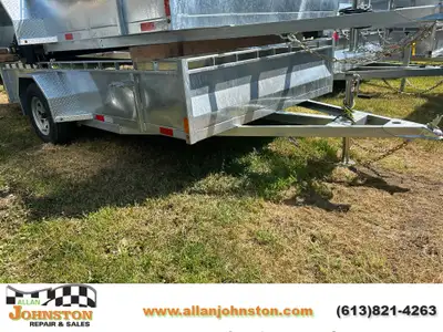 Welcome to Allan Johnston Repair & Sales 7x12 galvanized utility trailer Standard Features 19in 14ga...