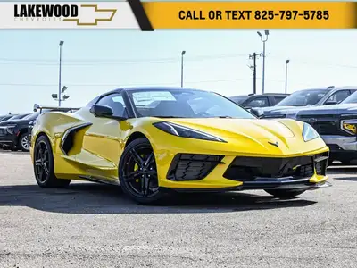 Safe and reliable, this 2026 Chevrolet Corvette 1LT makes room for the whole team. Traction control,...