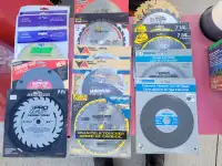 assortment on circular saw blades NEW for sale