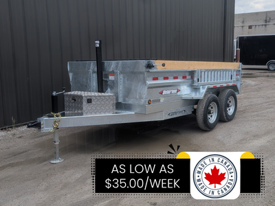Welcome to Vehicle Venture. 2026 WEBERLANE 6'X12' ESTATE SERIES GALVANIZED DUMP TRAILER 7,000 GVWR (...