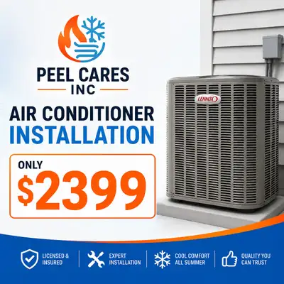 New Air Conditioner Installation, Call Today For Free Quote, View more