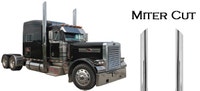 CHROME EXHAUST KIT MITER CUT STACKS PETERBILT 378 & 379 1127584 Regina Regina Area Preview