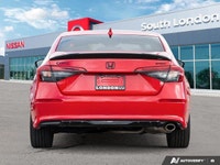 Recent Arrival! Black Cloth. 2024 Honda Civic Sport 4D Sedan Red CVT FWD 2.0L 4-Cylinder DOHC 16V i-... (image 3)