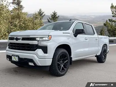 This 2024 Chevrolet Silverado 1500 Crew Cab RST in stunning Summit White redefines power and comfort...