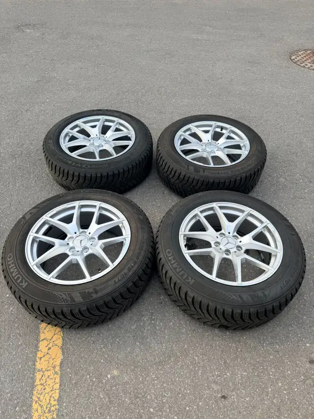 235/60/18 mercedes GLC300 GLC43 EQC EQE Winters 5x112 in Tires & Rims in Mississauga / Peel Region - Image 2