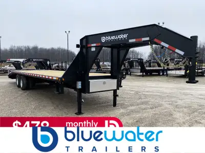 Canada Trailers Premium Gooseneck Trailer 25,920 lbs. GVWR is $23,255.00 or $465.05/month! Ord: 8439...