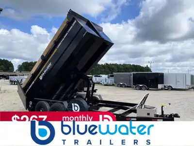 SALE!! REGULAR $13,715 NOW ONLY $12,825!! Bluewater Southland Trailers Tandem Axle Highside Dump Tra...
