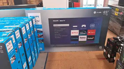 PHILIPS 65" ROKU TV 4KUHD, View more