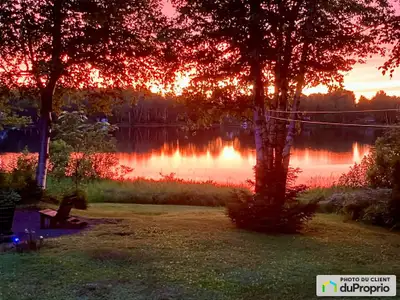 Charmant chalet, en bord de l'eau, parfait pour couple, personne seule ou pied-à-terre paisible. Pos...