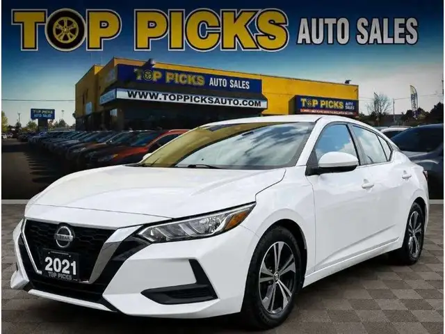 2021 Nissan Sentra SV, Sunroof, Low Kms, One Owner, Accident Fre