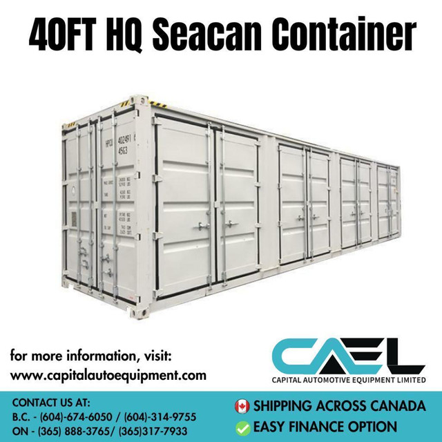 Nouveau conteneur maritime de 40 pieds HQ disponible dans Autre  à Ville de Québec