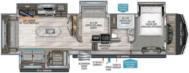 2021 GRAND DESIGN REFLECTION 367BHS (FINANCING AVAILABLE) in Travel Trailers & Campers in Cambridge - Image 10