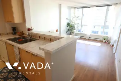 George 1 BR APT Rental 1404-1420 West Georgia St Vancouver: VADA George is conveniently located in D...