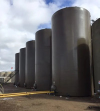 New Liquid Fertilizer Fiberglass Storage Tanks
