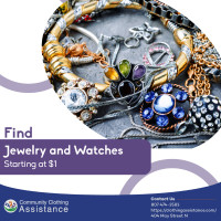 Watches & Jewelry starting as low as $1 and up!