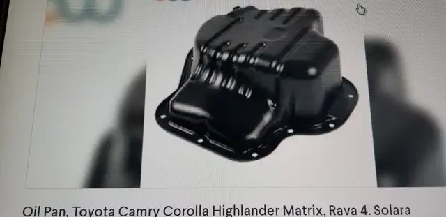 Oil Pan, Toyota Camry Corolla Highlander Matrix, Rava 4. Solara in Engine & Engine Parts in City of Toronto - Image 3
