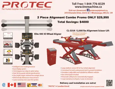 Combo Special !!! 3D Wheel Aligner 12,000lbs Alignment 4 post lift for $26, 990 only, more package a...